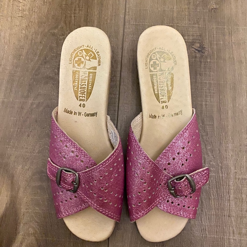 Worn once. Like new sandals.